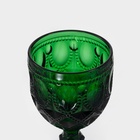 Бокалы для вина Magistro «Варьете», 320 мл, 8.5×16 см, стекло, зелёные, набор 2 шт. - Фото 5