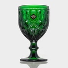 Бокалы для вина Magistro «Варьете», 320 мл, 8.5×16 см, стекло, зелёные, набор 2 шт. - Фото 6