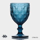 Набор бокалов из стекла Magistro «Варьете», 320 мл, 2 шт, цвет синий - Фото 2