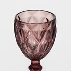 Набор бокалов из стекла Magistro «Круиз», 250 мл, 2 шт, цвет розовый - Фото 3