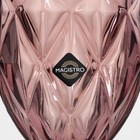 Набор бокалов из стекла Magistro «Круиз», 250 мл, 2 шт, цвет розовый - фото 4311037