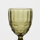 Бокалы для вина Magistro «Ла-Манш», 250 мл, 8×15.5 см, стекло, набор 2 шт., зелёные - Фото 5