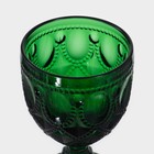 Бокалы для вина Magistro «Варьете», 320 мл, набор 6 шт., стекло, зелёные - Фото 4