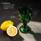 Набор бокалов из стекла Magistro «Варьете», 320 мл, 6 шт, цвет зелёный - Фото 5