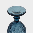 Бокалы для вина Magistro «Варьете», 320 мл, 8.5×16 см, набор 6 шт., стекло, синие - Фото 4