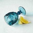 Набор бокалов из стекла Magistro «Варьете», 320 мл, 6 шт, цвет синий - фото 4311057