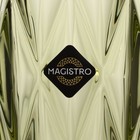 Набор бокалов из стекла для шампанского Magistro «Круиз», 160 мл, 7×20 см, 2 шт, цвет зелёный - Фото 7