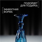 Набор бокалов из стекла для шампанского Magistro «Круиз», 160 мл, 7×20 см, 2 шт, цвет синий - Фото 6