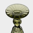 Бокалы для шампанского Magistro «Круиз», 160 мл, 7×20 см, стекло, набор 6 шт., зелёные - Фото 5