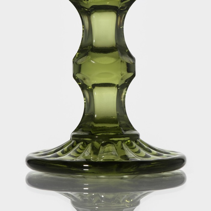 Набор бокалов из стекла для шампанского Magistro «Ла-Манш», 160 мл, 7×20 см, 6 шт, цвет зелёный - фото 1908586272