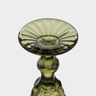 Бокалы для шампанского Magistro «Ла-Манш», 160 мл, 7×20 см, набор 6 шт., стекло, зелёные - Фото 5