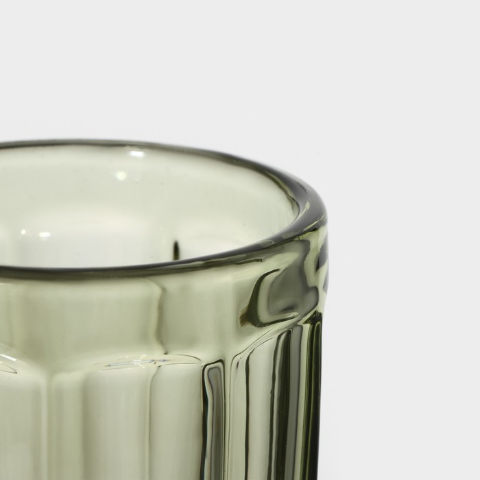 Набор бокалов из стекла для шампанского Magistro «Ла-Манш», 160 мл, 7×20 см, 6 шт, цвет зелёный - фото 1908586274
