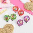 Серьги-клипсы детские "Выбражулька" семицветик, цвет МИКС - Фото 1