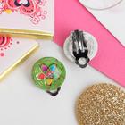 Серьги-клипсы детские "Выбражулька" семицветик, цвет МИКС - Фото 2