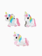 Набор детский «Выбражулька. Единорог», 3 предмета: клипсы, браслет d=5 см, кольцо, цветной - Фото 3