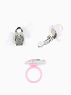 Набор детский «Выбражулька. Единорог», 3 предмета: клипсы, браслет d=5 см, кольцо, цветной - Фото 4