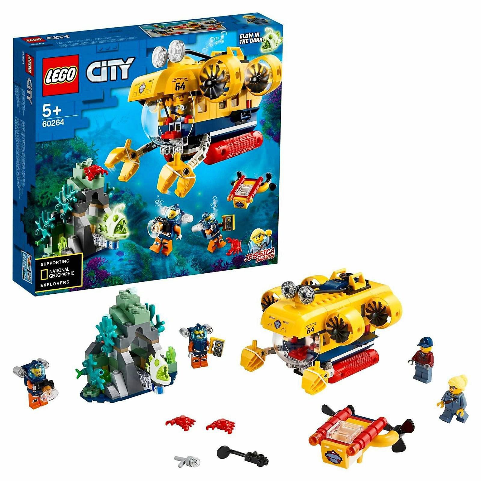 Конструктор Lego City «Океан: исследовательская подводная лодка» (5226908)  - Купить по цене от 1 889.00 руб. | Интернет магазин SIMA-LAND.RU