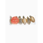 Ёлочные игрушки 6 шт. «Лесные шишки» 2.5×4 см, золото - Фото 6