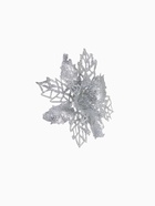 Ёлочные игрушки 4 шт. «Зимнее волшебство. Цветы ажурные - блеск», 8×8 см, МИКС - Фото 7