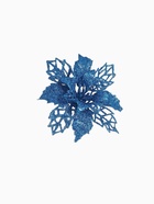 Ёлочные игрушки 4 шт. «Зимнее волшебство. Цветы ажурные - блеск», 8×8 см, МИКС - Фото 8