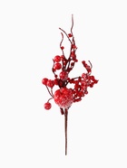 Еловая ветка декоративная «Зимнее волшебство. Очарование», 22 см - Фото 5