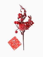 Еловая ветка декоративная «Зимнее волшебство. Очарование», 22 см - Фото 7