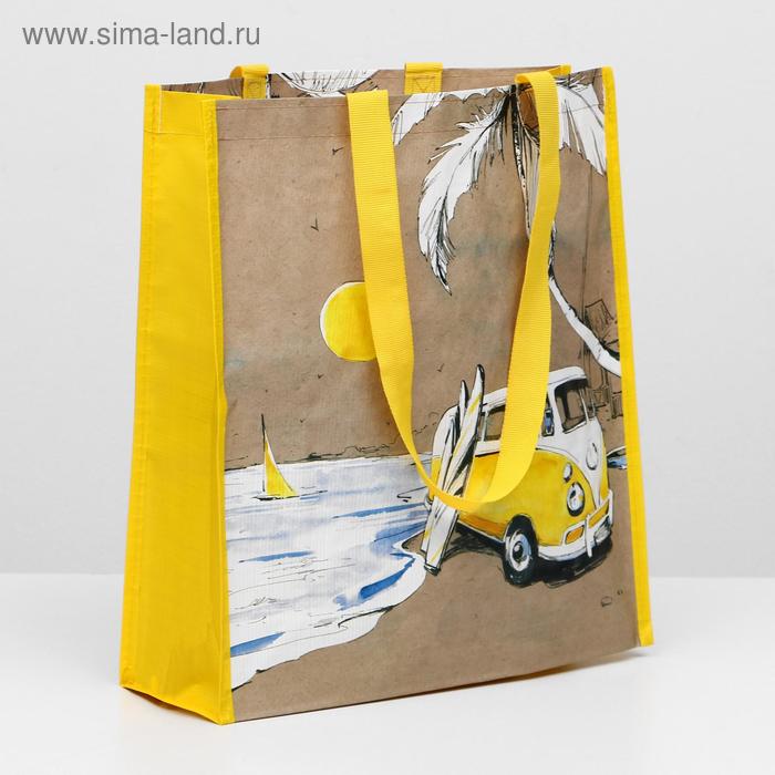 Сумка-шоппер "Путешествие", 36 х 39 х 13 см - Фото 1