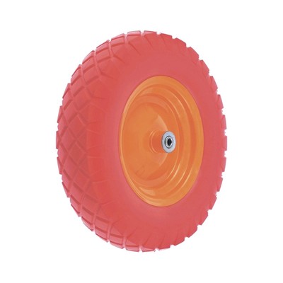 Колесо полиуретановое, d = 385 мм, ступица: диаметр 12 мм, длина 90 мм