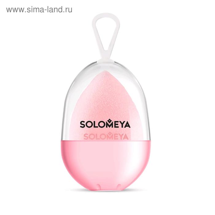 Вельветовый косметический спонж для макияжа Solomeya Sponge Peach - Фото 1
