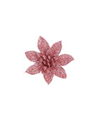 Ёлочные игрушки 6 шт. «Зимнее волшебство. Цветы пышные - блеск» пластик, 5×5 см, МИКС 5043552