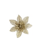 Ёлочные игрушки 6 шт. «Зимнее волшебство. Цветы пышные - блеск» пластик, 5×5 см, МИКС 5043552