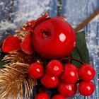 Еловая ветка декоративная «Зимнее волшебство. Очарование», 13 см - Фото 2