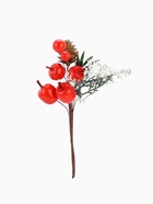 Еловая ветка декоративная «Зимнее волшебство. Очарование», 18 см - фото 60786036