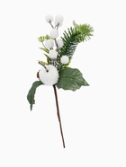 Еловая ветка декоративная «Зимнее волшебство. Очарование», 23 см - Фото 4