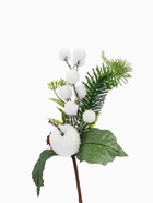 Еловая ветка декоративная «Зимнее волшебство. Очарование», 23 см - Фото 5