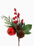 Еловая ветка декоративная «Зимнее волшебство. Очарование», 30 см 5046911