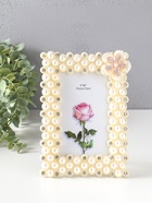 Фоторамка для фото 10×15 см «Лилия», белая, 20.5×15 см  (артикул 5104397)  большой выбор товаров оптом и в розницу по низким ценам с доставкой