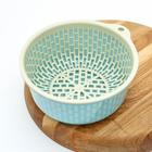 Дуршлаг кухонный с поддоном «Микс», d=16,8 см, цвет МИКС - Фото 2