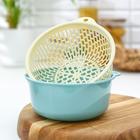 Дуршлаг кухонный с поддоном «Микс», d=16,8 см, цвет МИКС - Фото 3