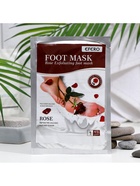 Отшелушивающая маска-носки для ног на основе экстракта красной розы, универсальные, 1 пара - Фото 7