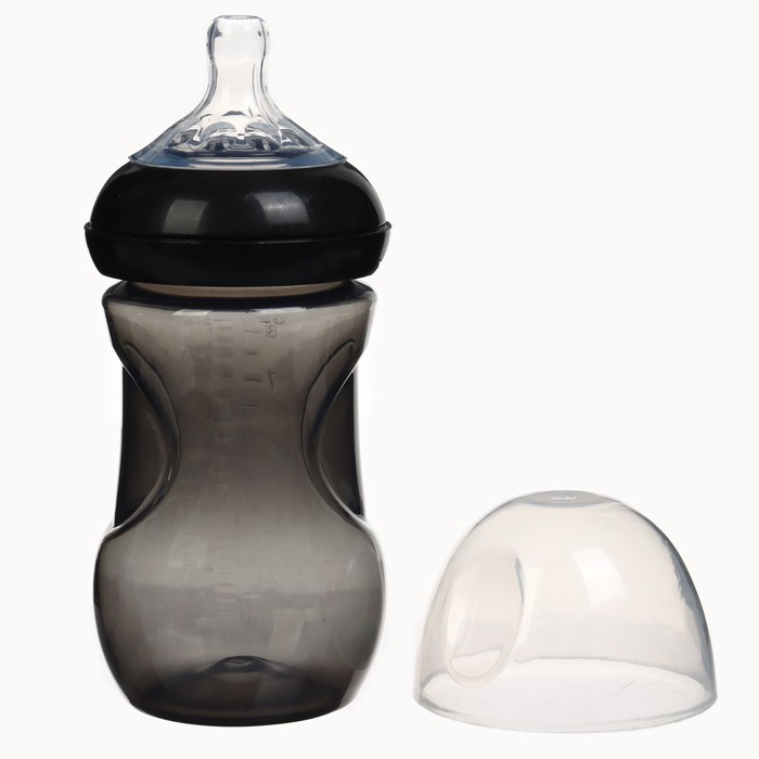 Бутылочка для кормления M&B Natural, широкое горло Ø50 мм, от 6 мес., 260 мл., черный - Фото 1