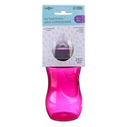 Бутылочка для кормления, Natural, 260 мл., +6мес., широкое горло 50 мм, цвет розовый - Фото 4