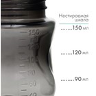 Бутылочка для кормления M&B Natural, широкое горло Ø50 мм, от 6 мес., 150 мл., черный - Фото 3