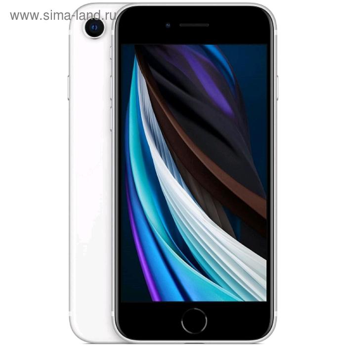 Смартфон Apple iPhone SE 2020 (MX9T2RU/A), 64Гб, белый - Фото 1