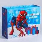 Новый год. Пакет подарочный, 40х49х19 см, упаковка, Человек-паук - фото 294963208