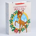 Пакет ламинат вертикальный "С Новым годом!", 31х40х11 см, Дисней - Фото 1