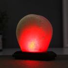 Соляной светильник  "Круг" LED (диод цветной) USB белая соль 12,5*5*10 см - Фото 16