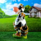 Садовая фигура "Корова" с двумя кашпо, 50х40см - фото 24233960