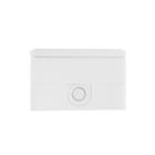 Розетка «Элект» РА 16-005, 250 В, 16 А, открытая, одноместная, с заземлением, с крышкой, белая - Фото 3