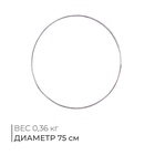 Обруч для художественной гимнастики, d=75 см, МИКС - Фото 1